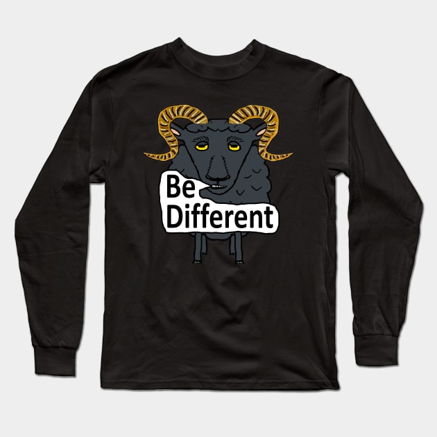 Be Different Long Sleeve T-Shirt by Mark Ewbie